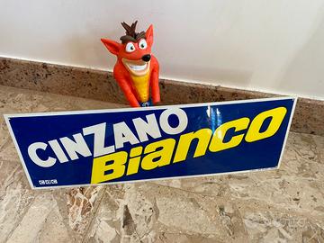 Insegna cinzano vintage epoca targa cartello