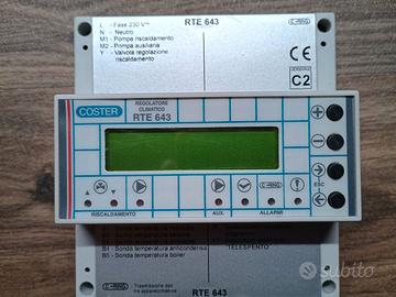 COSTER REGOLATORE CLIMATICO RTE 643 + SONDE
