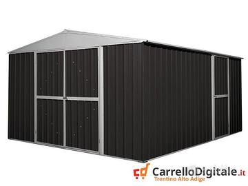 Box prefabbricato in acciaio 360x430cm nero