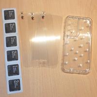 N.3 vetri temperati + cover S25 Plus