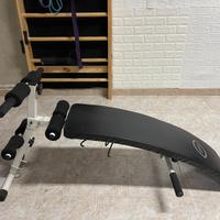 Panca Addominali inclinata sit up regolabile