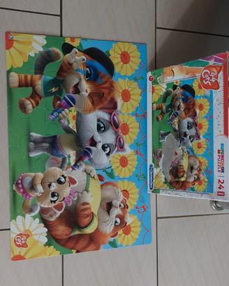puzzle 44 gatti, 24 pezzi