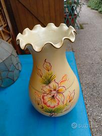 Vaso Ceramica Decorato A Mano Bassano VINTAGE