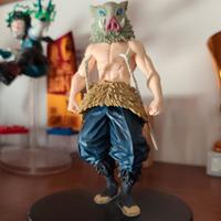 2 Action Figures Inosuke e Zenitsu - Demon Slayer 