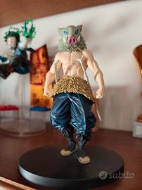 2 Action Figures Inosuke e Zenitsu - Demon Slayer 