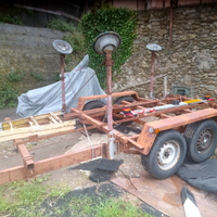Carrello rimorchio barca 1200 kg doppio asse