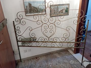 Testiera letto matrimoniale vintage ferro
