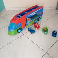 PJ Mask 2 in 1 quartiere generale mobile