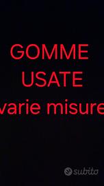 Gomme, pneumatici usati varie misure