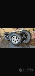 4 cerchi + gomme Jeep Wrangler  255/70/18