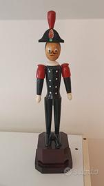 Gendarme di Pinocchio in legno alto 40 cm