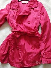 Impermeabile fucsia Oviesse TG.10-11 anni