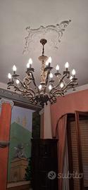 Lampadari in bronzo dorato