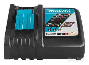 Makita DC18RC Carica Batterie Rapido 7,2 - 18V Li