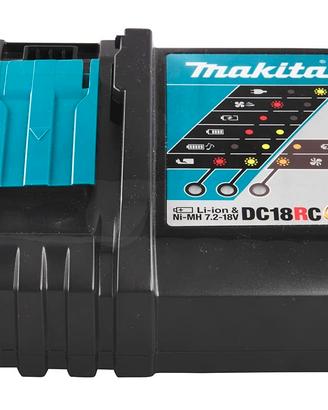 Makita DC18RC Carica Batterie Rapido 7,2 - 18V Li