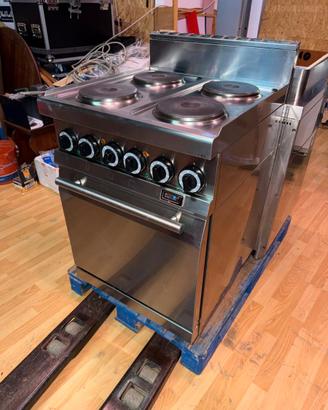 PIANO DI COTTURA 4 PIASTRE con FORNO ELETTRICO