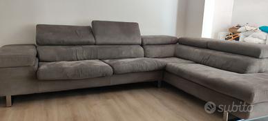 Divano angolare con chaise longue Chateau d'ax