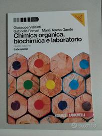 libro scuola chimica org biochimica e laboratorio 