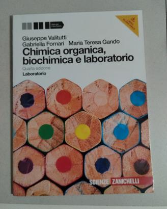 libro scuola chimica org biochimica e laboratorio 