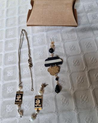 Parure orecchini Lebole con collana