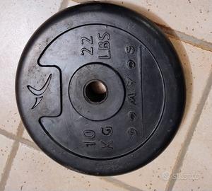 peso gommato domyos 10kg 