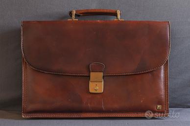 Borsa ventiquattrore portadocumenti in pelle