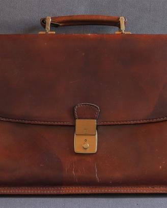 Borsa ventiquattrore portadocumenti in pelle