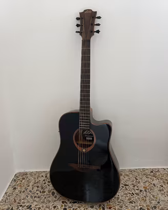 Chitarra Elettroacustica LAGTramontane T100DCE BLK