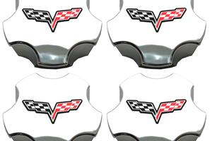 Coprimozzi Wheel Center Caps Cerchi Corvette C6