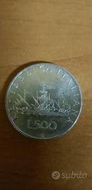 Moneta Lire 500 argento