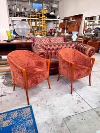 Coppia di poltrone di Giorgetti, anni '50