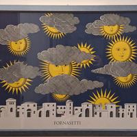 Serigrafia Piero Fornasetti "Soli di Capri" 1993