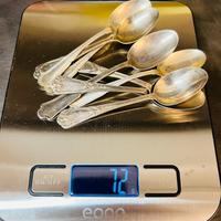 8 Cucchiaini Argento 800 punzonati