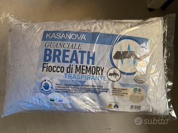 Cuscino letto menory foam breath