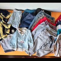 Lotto abbigliamento bambino 1 anno autunno inverno
