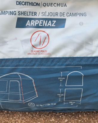 Tenda Arpenaz Decathlon campeggio