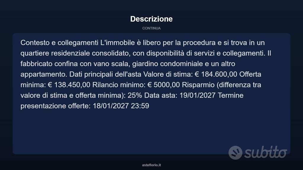 Appartamento – Roma, Monte Sacro Alto, Municipio Roma III - Vista 5