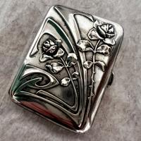 Rose- >Portasigsrette art nouveau