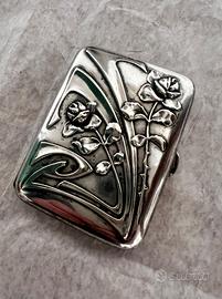 Rose- >Portasigsrette art nouveau