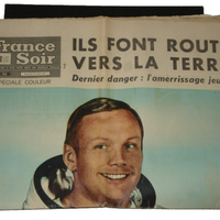 quotidiano journal france soir allunaggio 1969