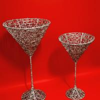 coppia di sculture decorative "Coppa Martini "