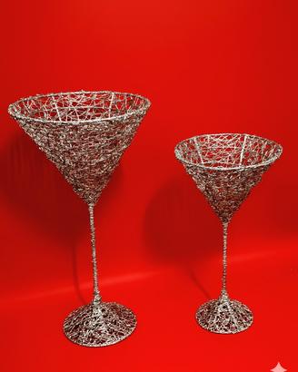 coppia di sculture decorative "Coppa Martini "