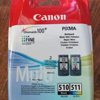 Cartucce Canon originali 510 e 511