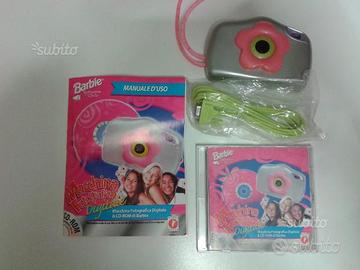 Fotocamera digitale BARBIE, CD ROM e accessori