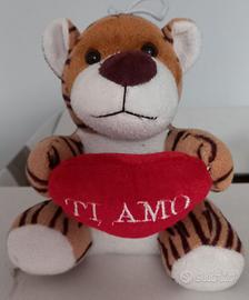 peluches tigre cuore ti amo x l