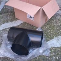 Tubo canna fumaria diam. 15, camino stufa a legna