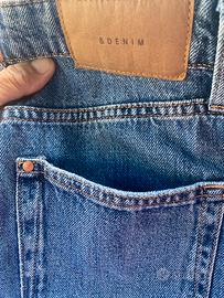 Jeans denim misura eur 34 blu