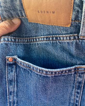 Jeans denim misura eur 34 blu