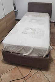 Letto singolo rete + materasso