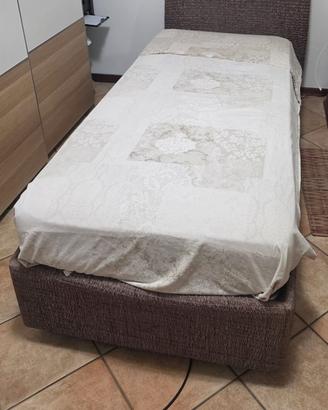 Letto singolo rete + materasso